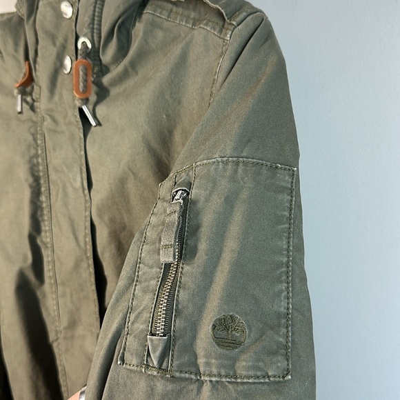 Timberland Womens Teddy Fleece Lined Parka Size XS - Picture 9 of 16